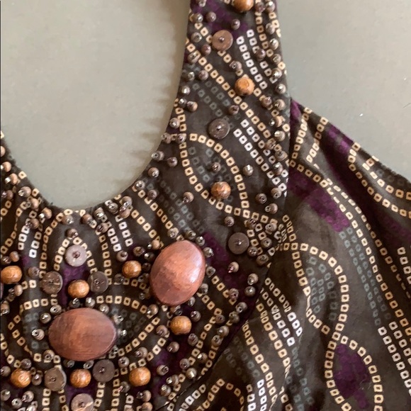 BCBG Beaded Halter Top - Picture 4 of 7